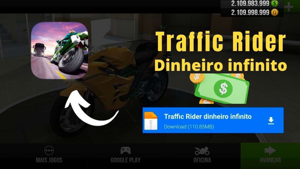 ᐉ Traffic Rider Dinheiro Infinito Apk Mod